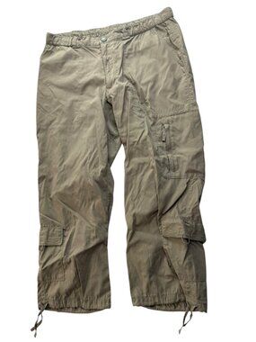 The North Face Khaki Cargo Pants Tan Brown.  Size Women's 8.  Cropped Capri